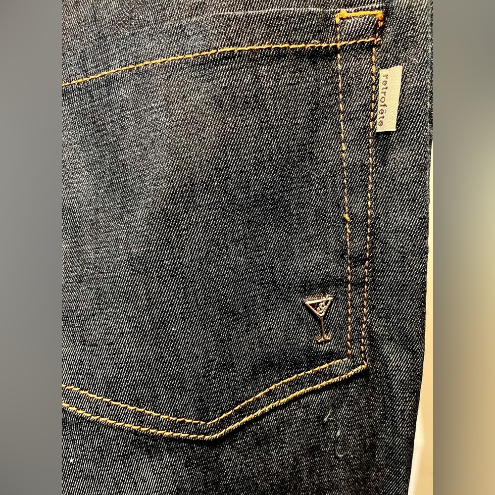 Retrofete Moore Mid Rise Flare Jean - Sold Out NWOT - Picture 13 of 13